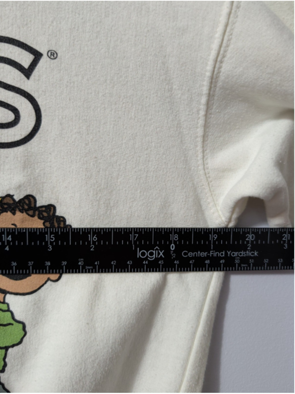 Peanuts White Crewneck Sweatshirt XS (1) Snoopy Fall - Picture 5 of 6